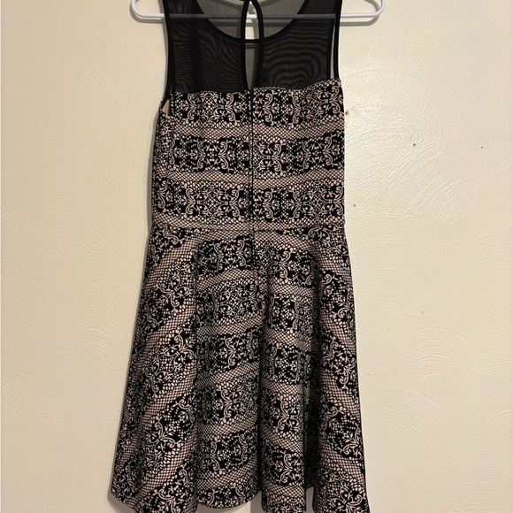 Trixxi Black and Tan A-Line Mini Dress for Weddings - Picture 7 of 7